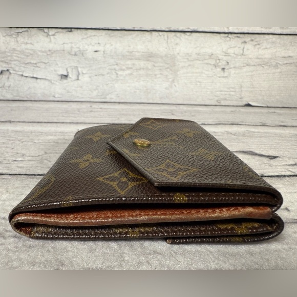 Louis Vuitton Portefeiulle Elise Trifold Wallet Monogram Canvas Leather - Picture 4 of 14